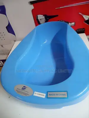 Blue Plastic Bed Pan