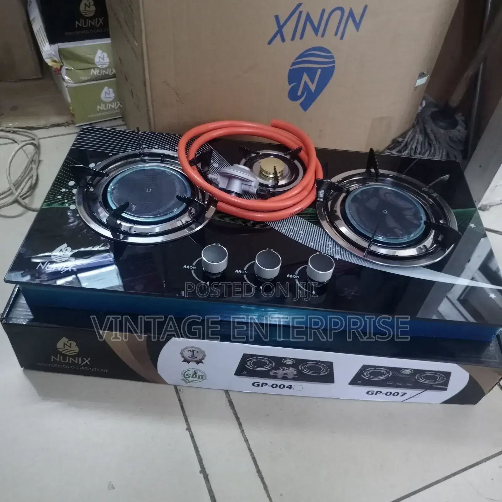 Nunix Tabletop Gas Cooker 2 Burner GP-004