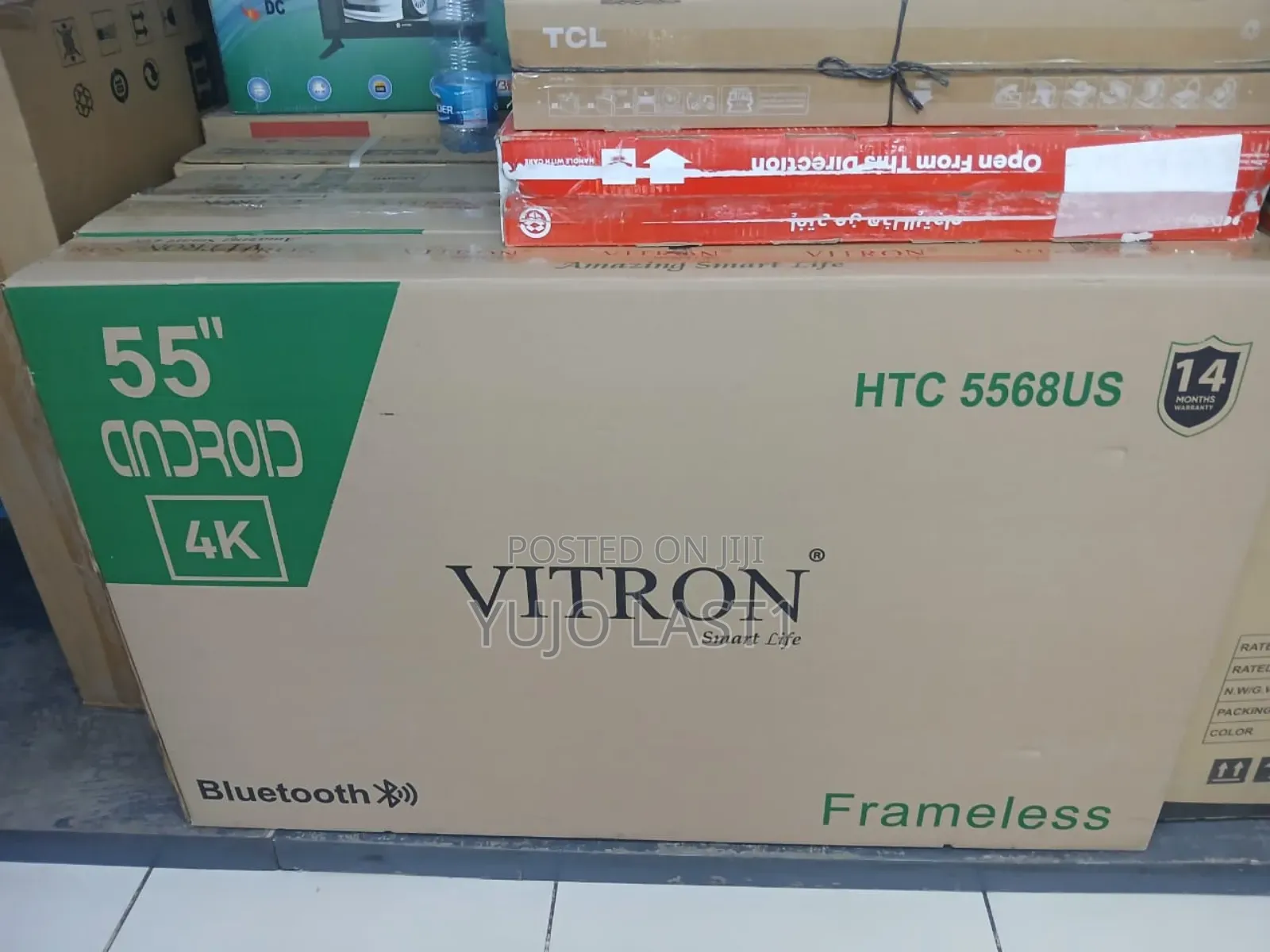 Vitron 55 Inch Frameless Uhd Android Tv