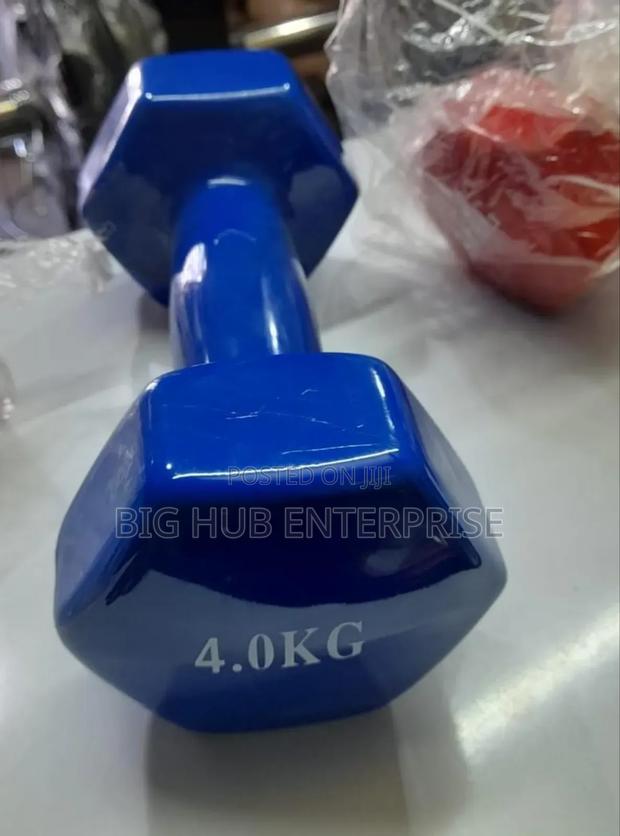*Quality Vinyl Rubber / Weightlifting Neoprene Dumbbell - thumbnail 2