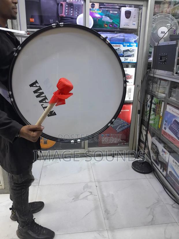 Drum 24inch/Marching Drum With Strap (Red Color) - thumbnail 6
