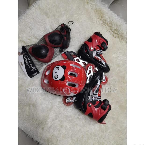 Complete Skate ,Helmet And Protective Gears