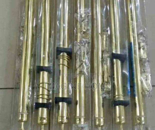 Brown Curtain Rods - main view