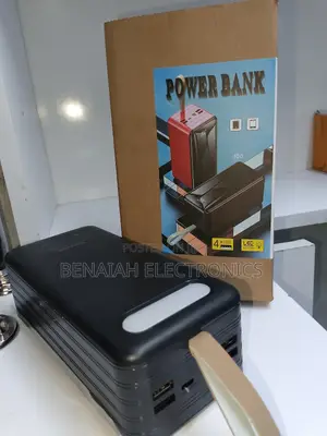 Efficient 60000mah Power With Led Light