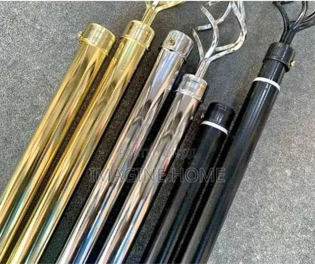 Black Curtain Rods/Curtains