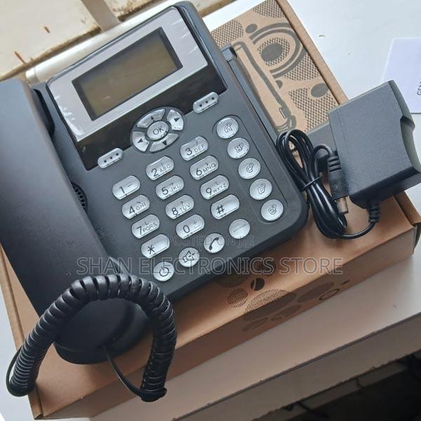 GSM Single Sim Landline Phone - Black - Huawei Ets5623