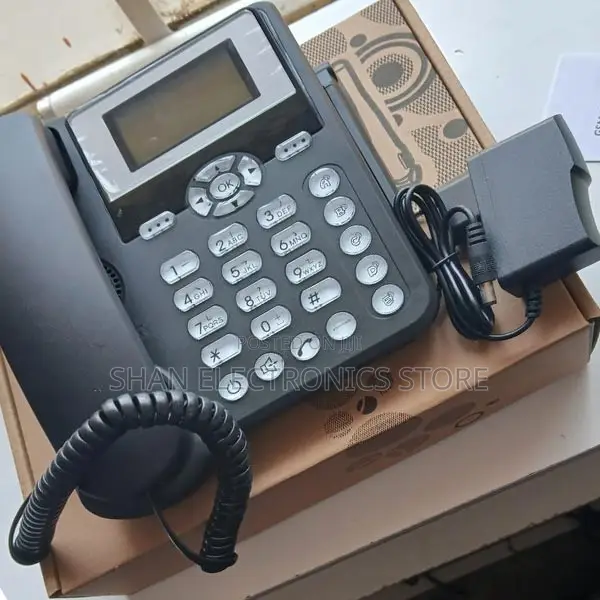 GSM Single Sim Landline Phone - Black - Huawei Ets5623