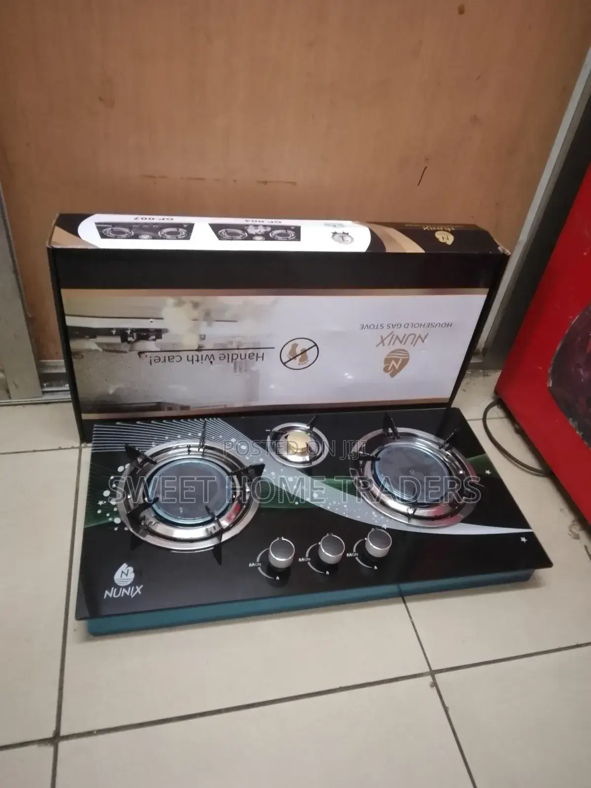 3 Burner Glass Top Inflared Table Top