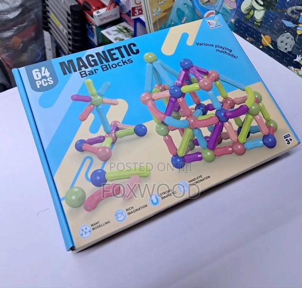 Magnetic Sticks and Balls 64 PCS - main view