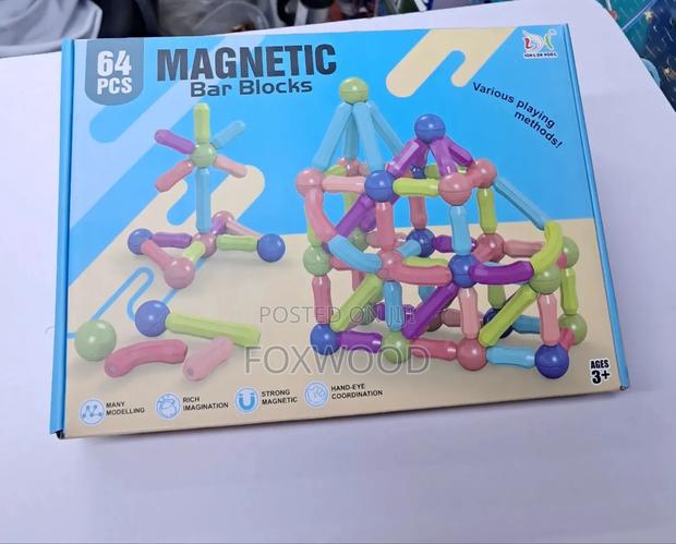 Magnetic Sticks and Balls 64 PCS - thumbnail 3