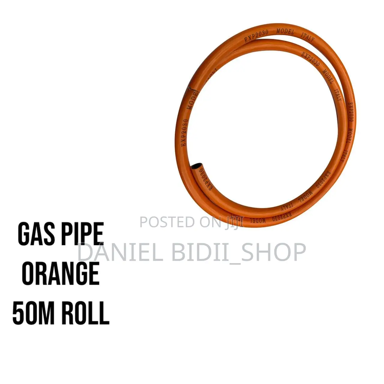 50m Gas Pipe (Roll) Orange