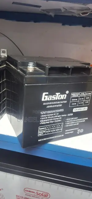 Gaston Agm Solar Rechargeable Battery 100ah 12v