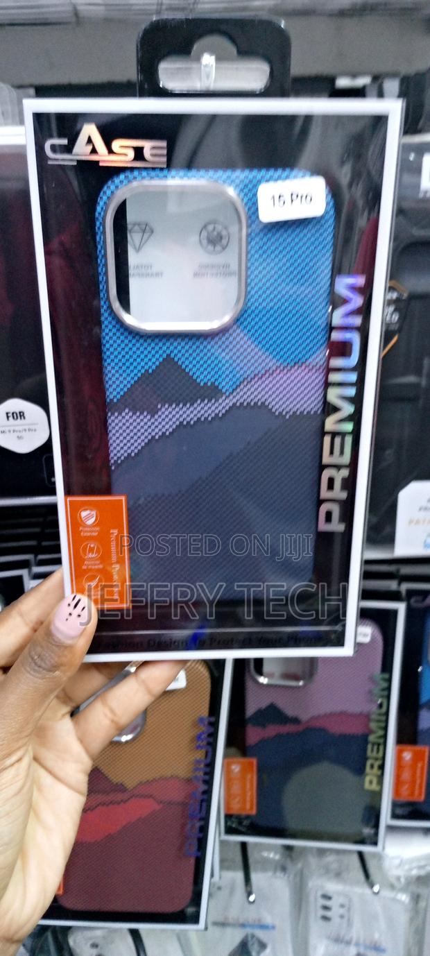 Genuine Carbon Fiber Splicing Case for iPhone 15 Pro - main view