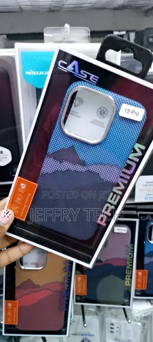 Genuine Carbon Fiber Splicing Case for iPhone 15 Pro