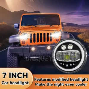 7 Inch Universal Headlights
With High Low Beam
2pcs Set