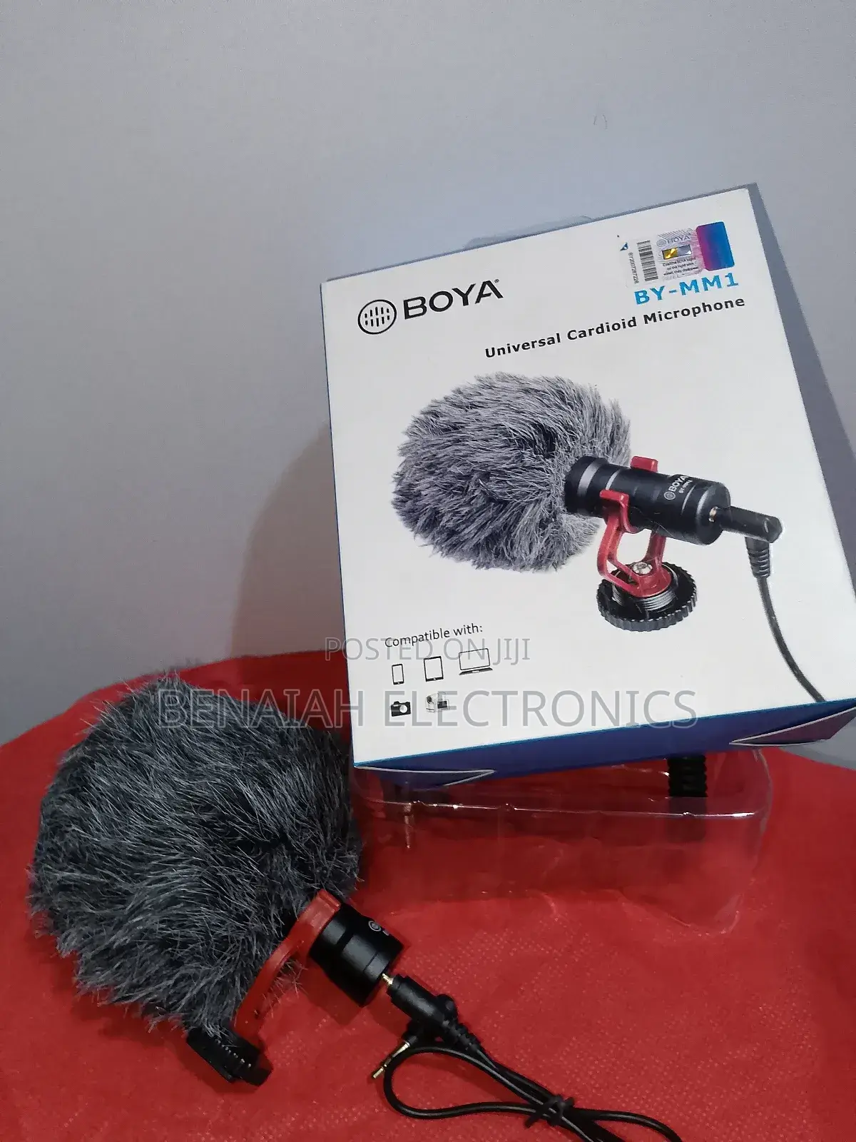 By-MMI Boya Universal Cardioid Mic.Compatible Tablets, Phone