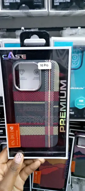 Carbon Fiber Pattern Case for iPhone 16pro