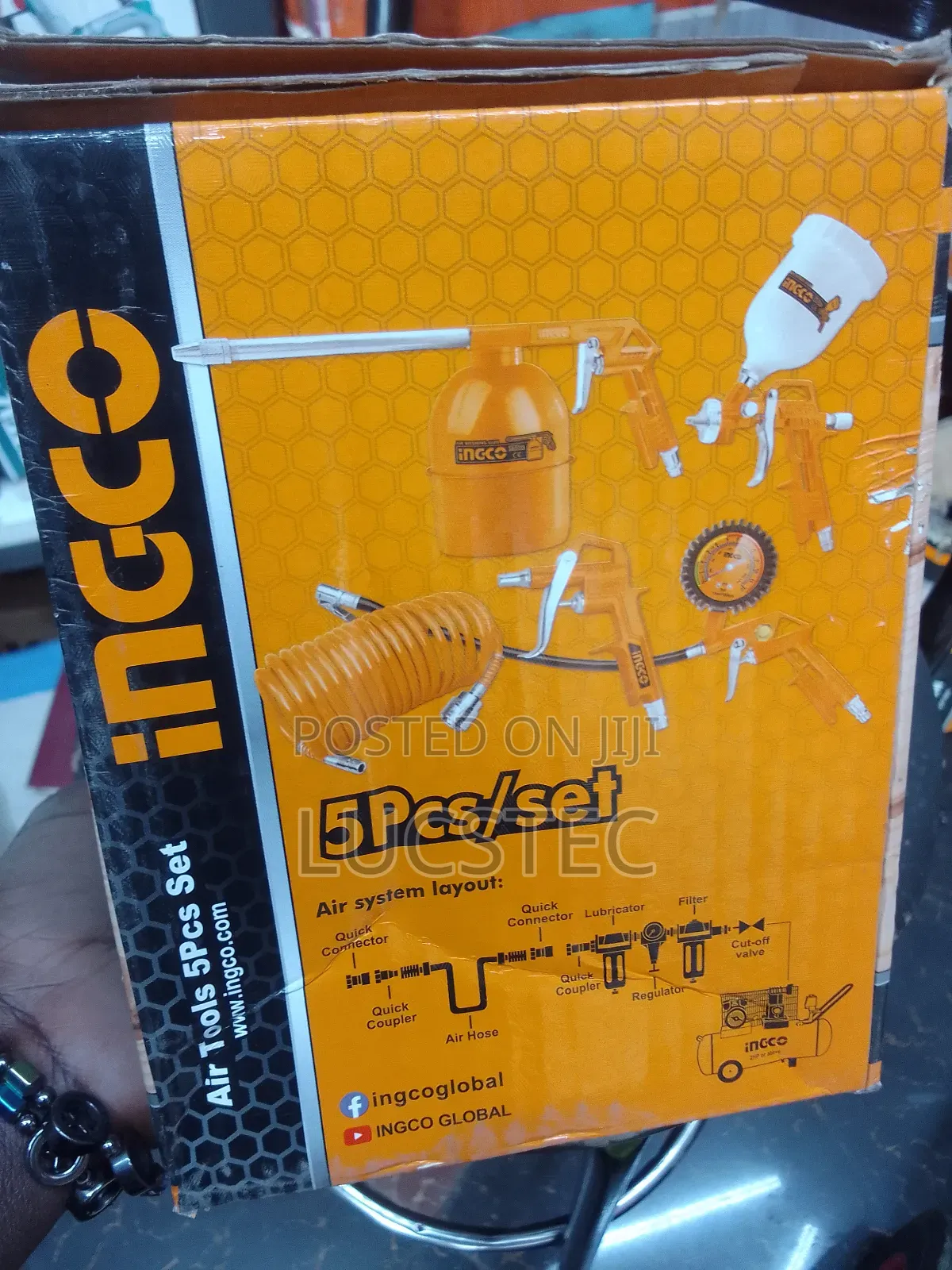 INGCO AKT0053 Air Tools 5pcs/Set