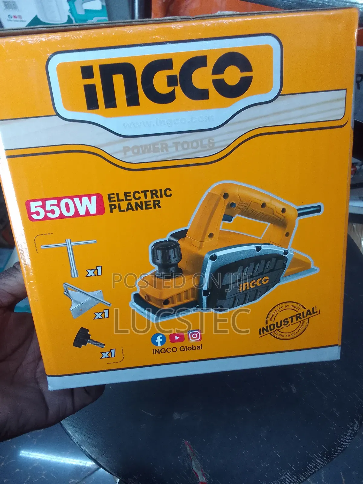 Ingco Pl5508 Electric Planer 550W