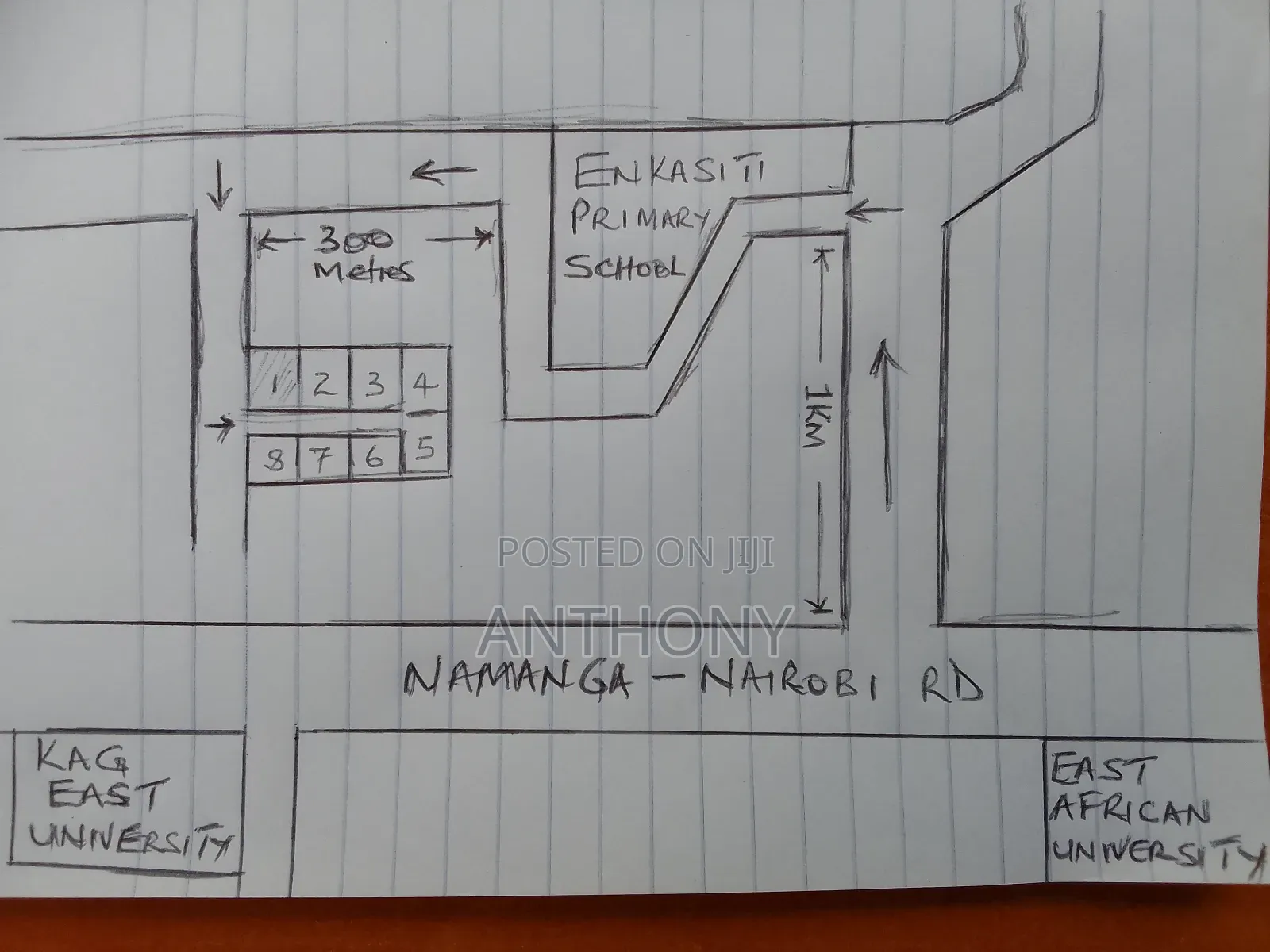 Kitengela, Enkasiti. 1/8 Acre