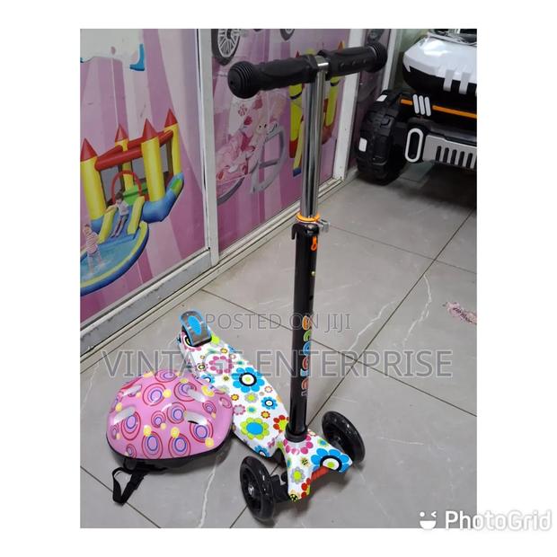 Scooter With Helmet - main view