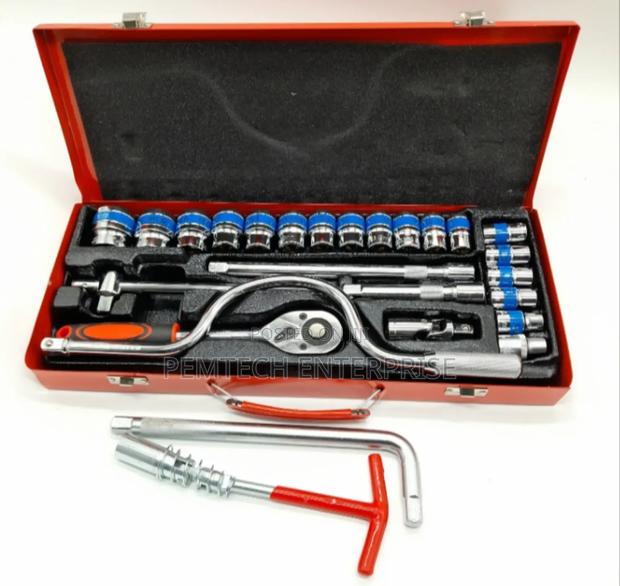 24pcs 1⁄2" Wrench and Box Socket Set - main view