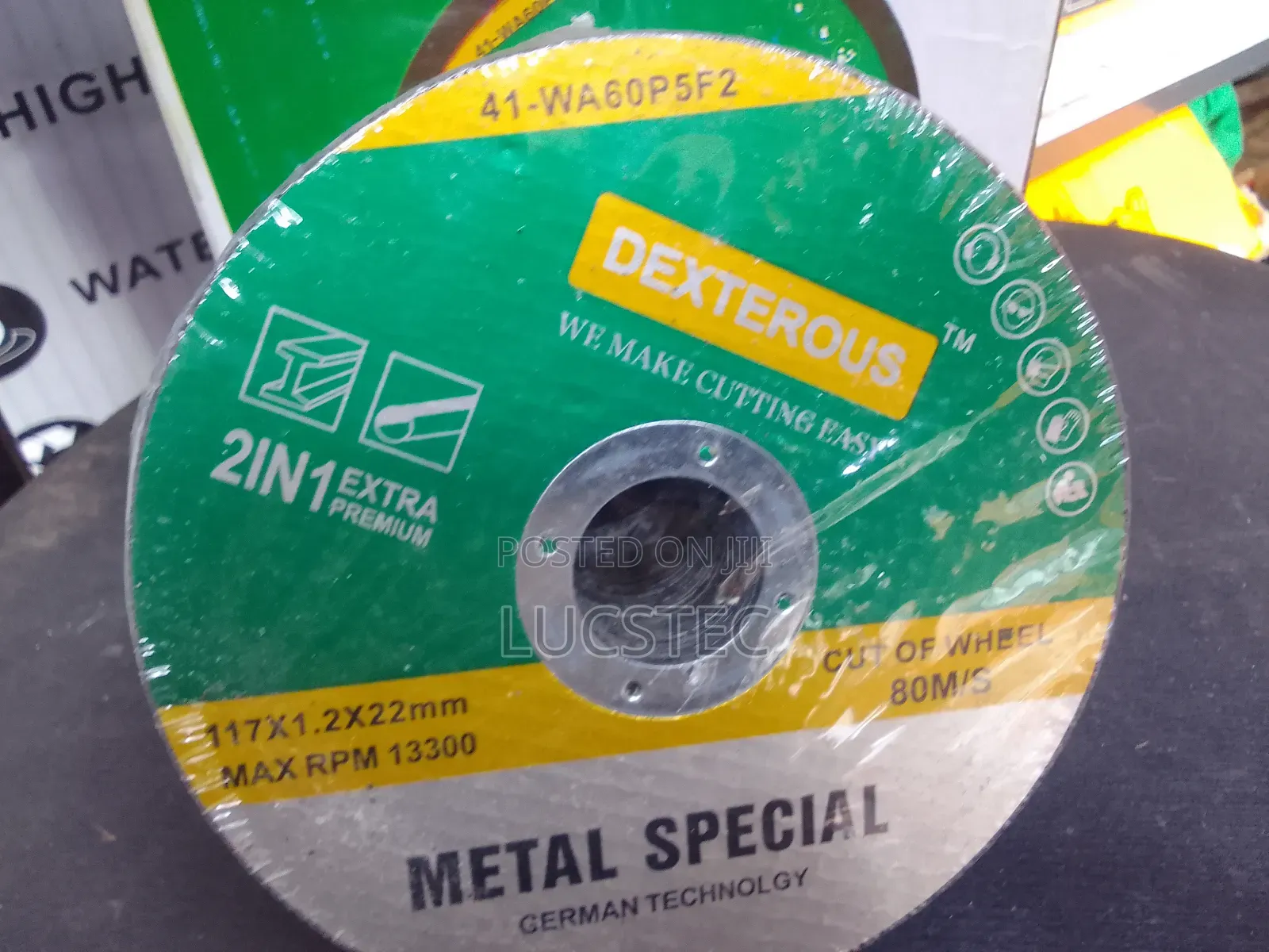 Dexterous 2in1 Metal Cut Of Wheel 4.5"