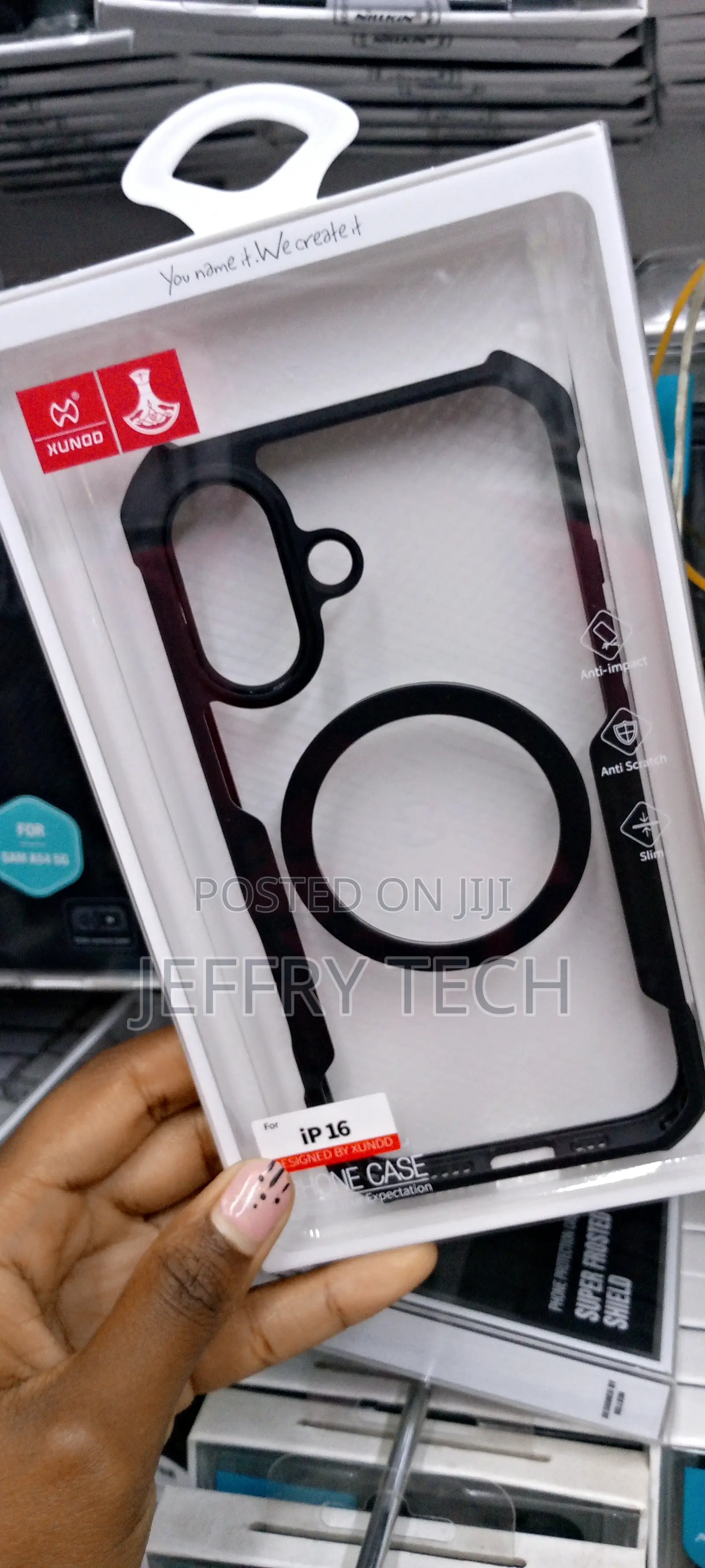 Xundd Transparent Protective Shockproofcase for iPhone16