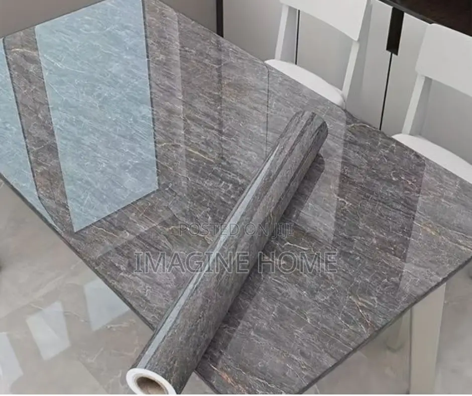 Dark Grey Marble Contact Paper