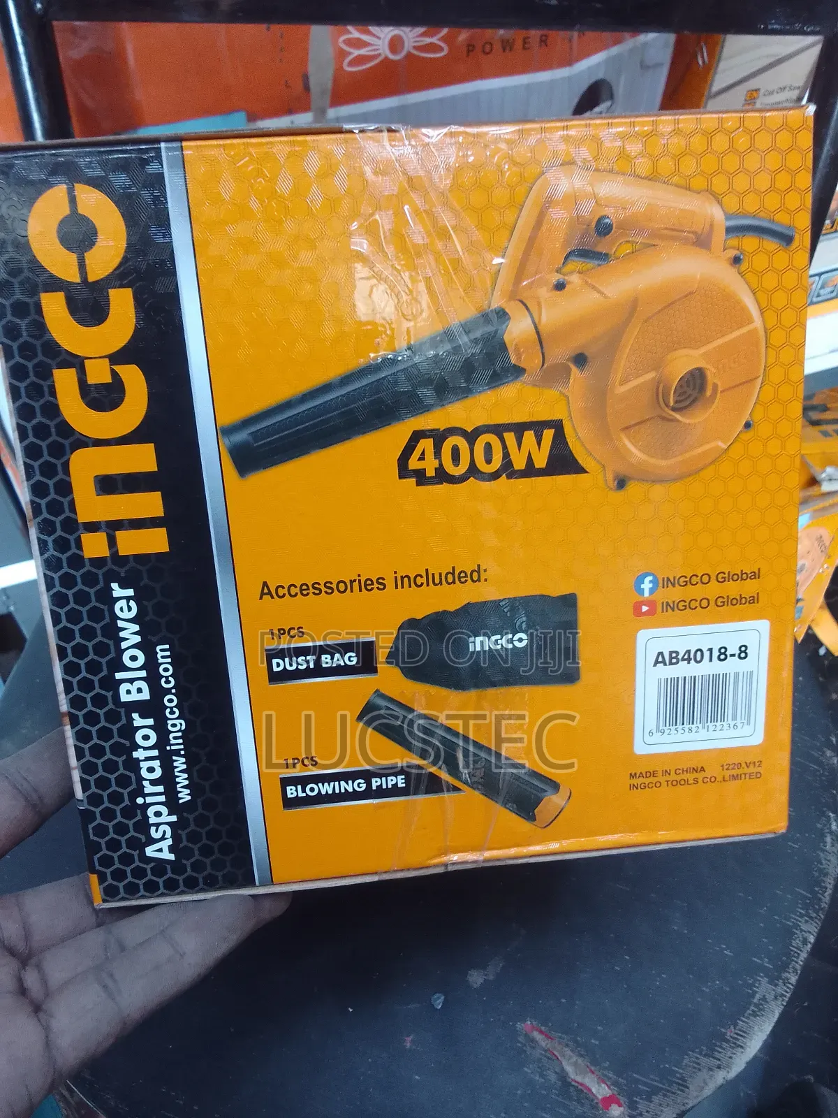 Ingco Ab4018-8 Aspirator Blower 400W