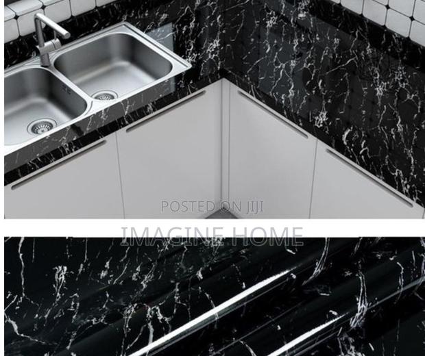 Black/Brown Contact Marble Paper