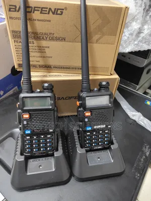 Dual Uv 5r Walkie Talkie Radio Call ( Two Radio )