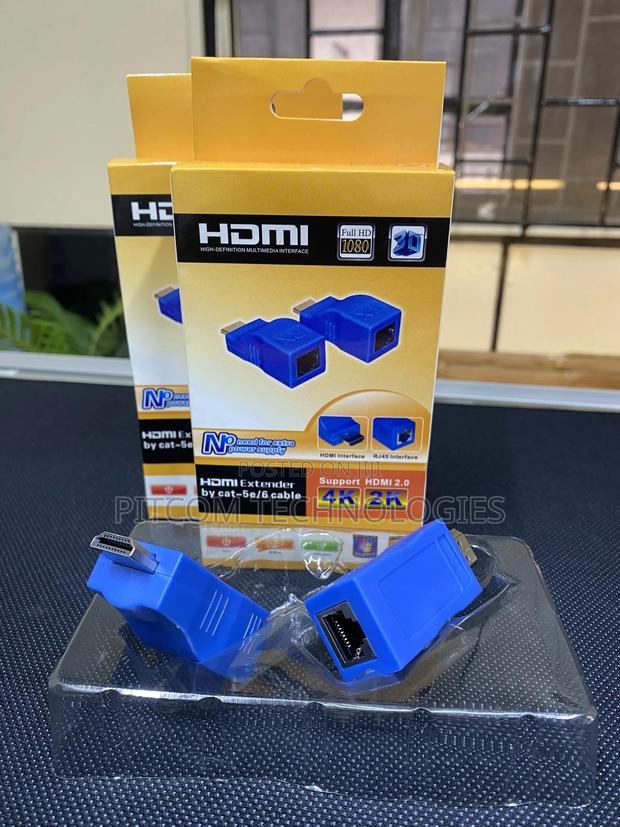 HDMI Extender 30m Cat 5e/Cat 6 Ethernet Cable HDMI - thumbnail 3