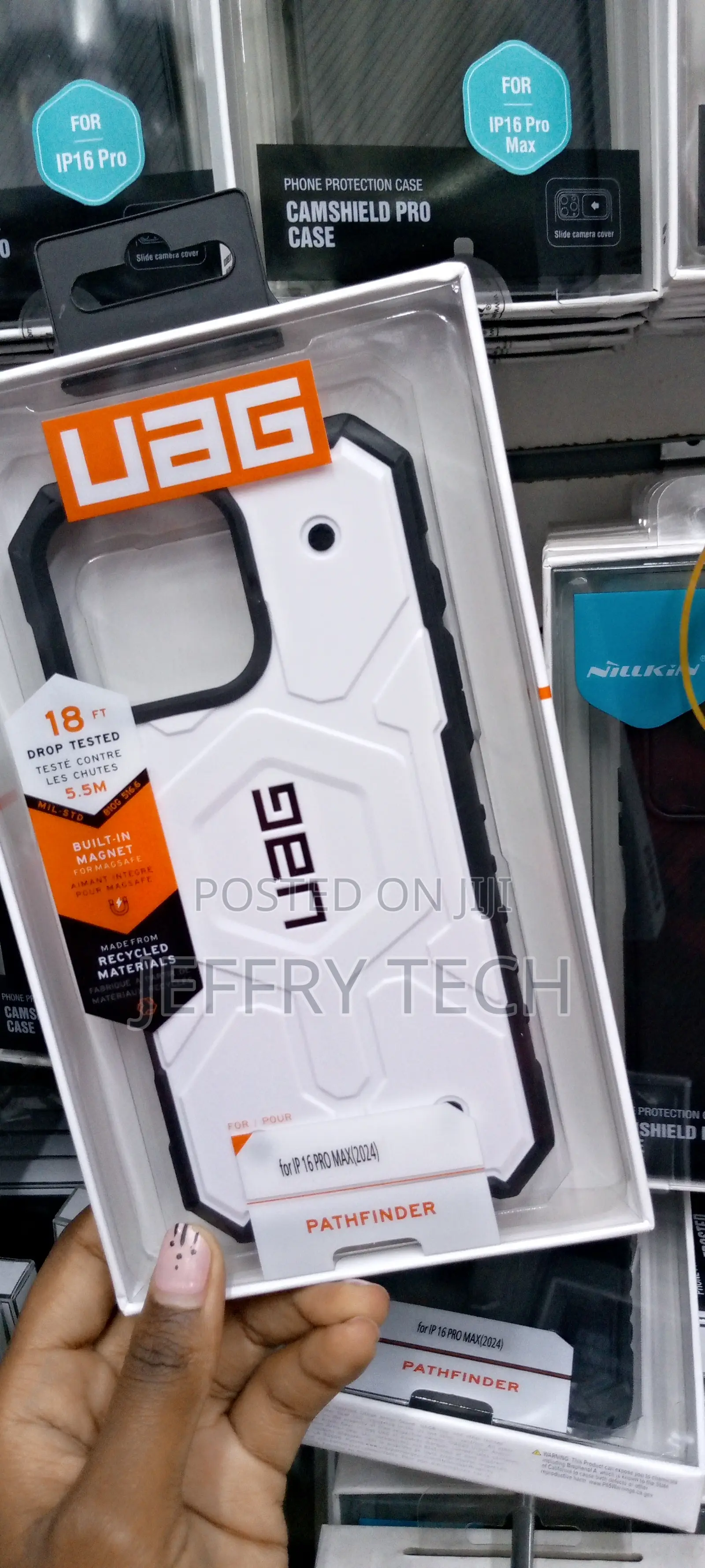 Pathfinder UAG White for iPhone 16 Pro Max