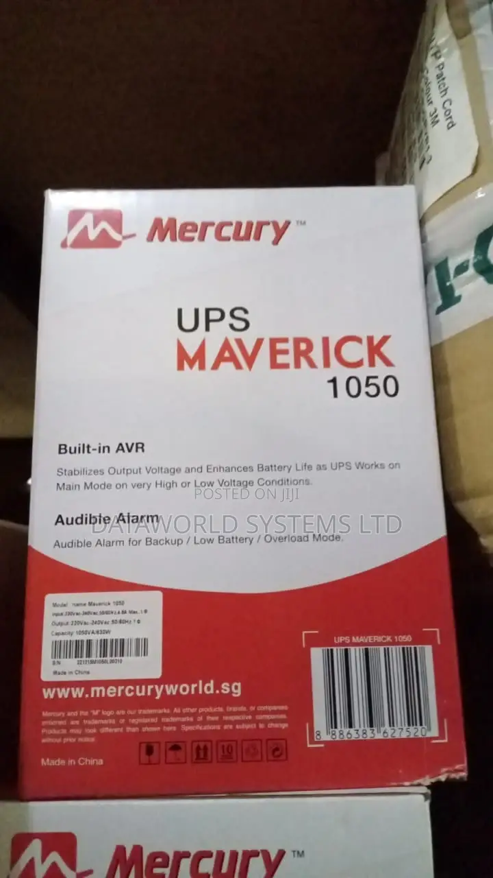 Mercury Maverick 1050 UPS Offline 1050va/630w 2X Universal S
