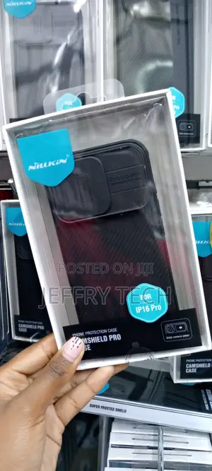 Execellent Nilkin Case Black for iPhone 16 Pro