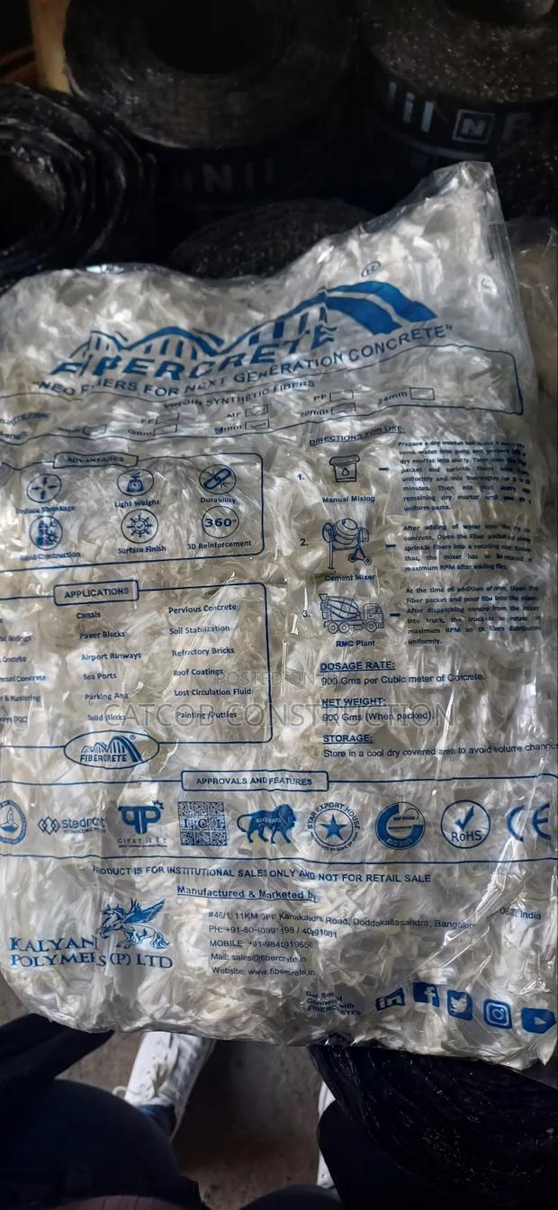 Concrete Fibers Fibres for Building