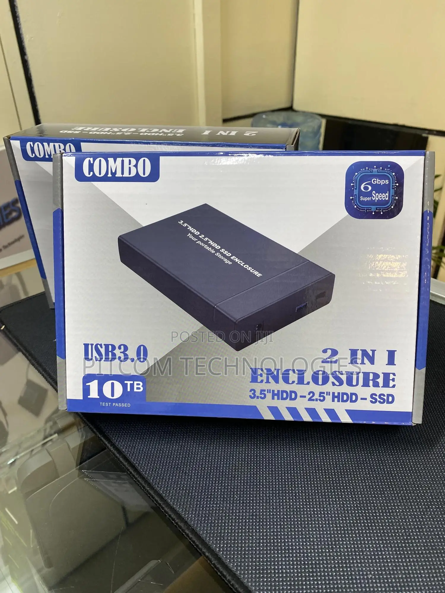 2 in 1 Enclosure Case SSD/HDD 3.5hdd- 2.5 HDD -SSD