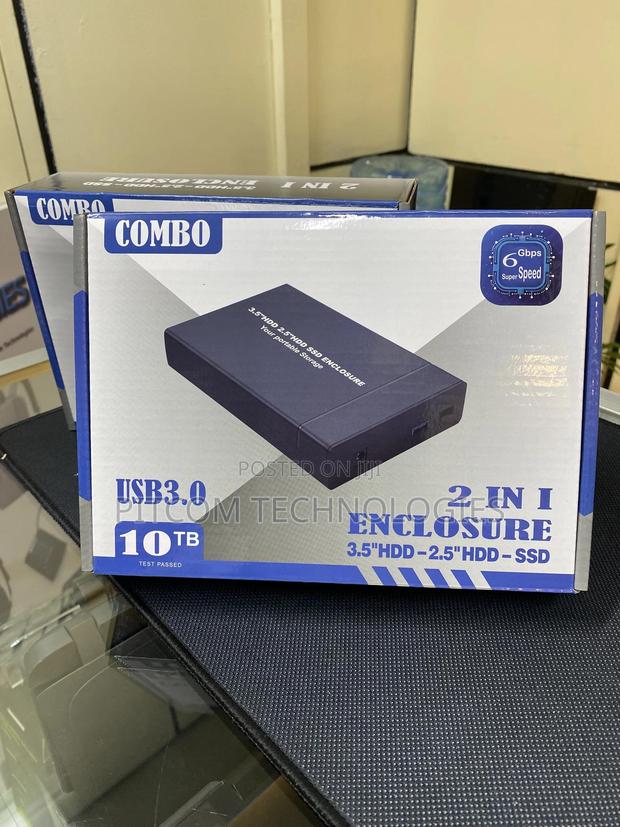 2 in 1 Enclosure Case SSD/HDD 3.5hdd- 2.5 HDD -SSD - main view