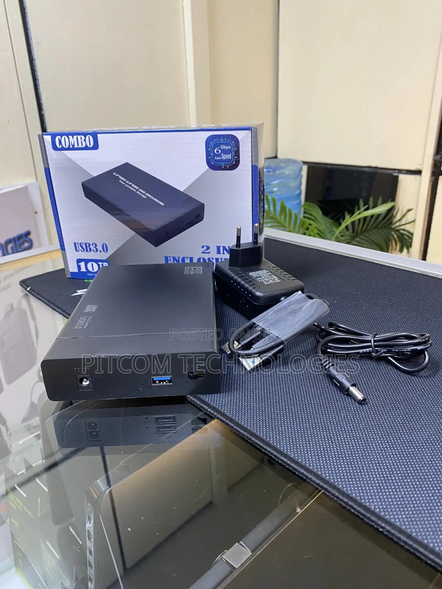 2 in 1 Enclosure Case SSD/HDD 3.5hdd- 2.5 HDD -SSD