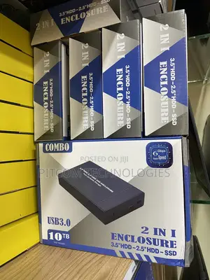 2 in 1 Enclosure Case SSD/HDD 3.5hdd- 2.5 HDD -SSD