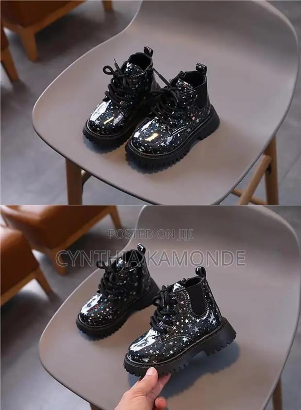 Kids Wet Look Boots - main view