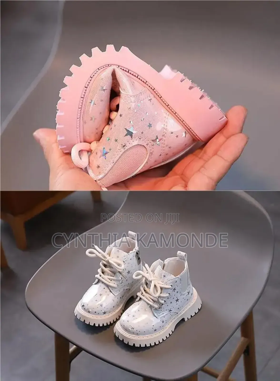 Kids Wet Look Boots