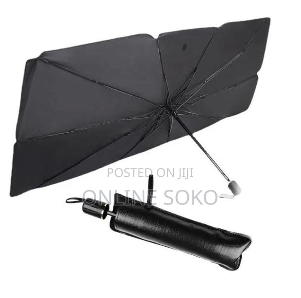 Foldable Car Windshield Sunshade Umbrella Sun Shade Visor - thumbnail 6