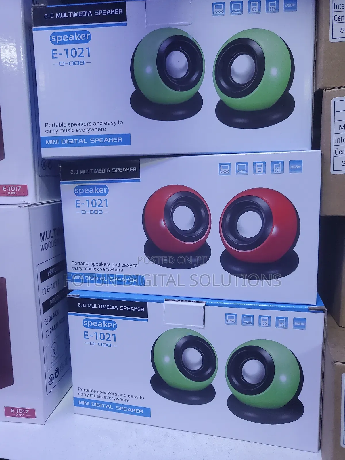 2.0 Multimedia Speakers for Desktop