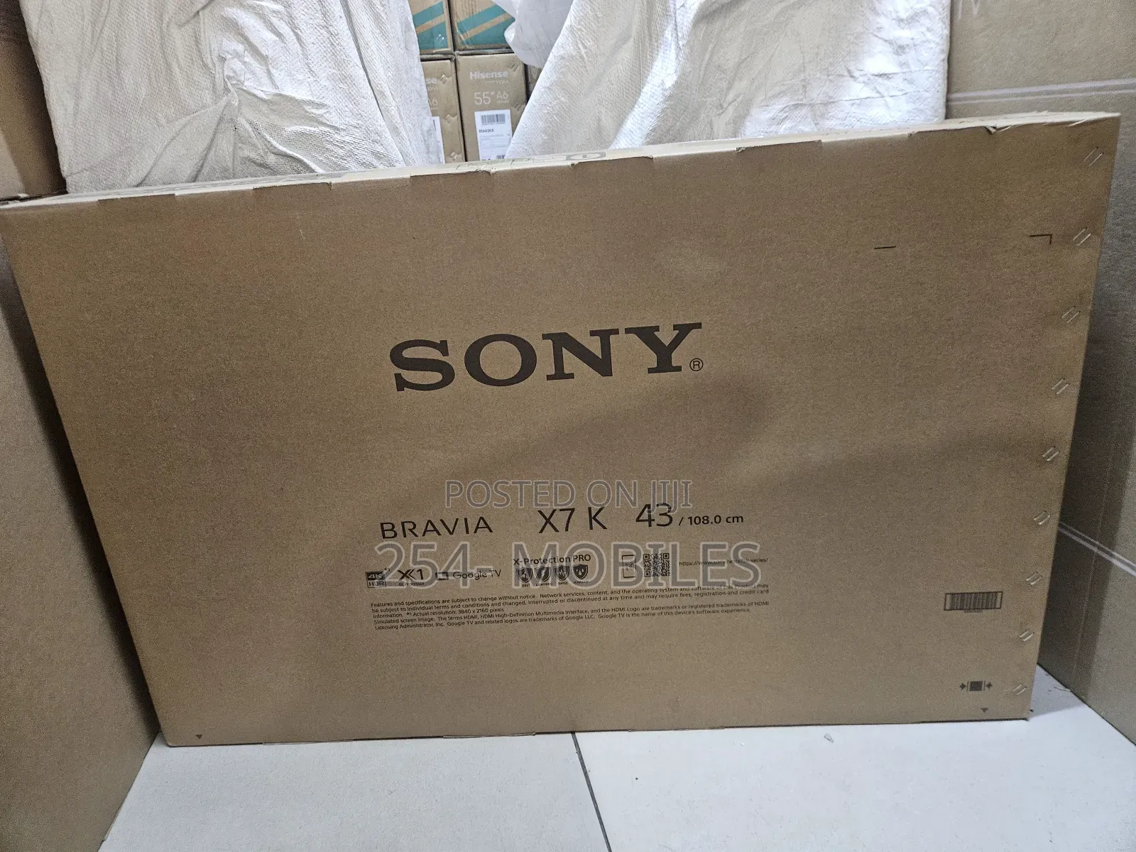 Sony Bravia Kd-43x75k 43 Inch Led Uhd Tv - Sony