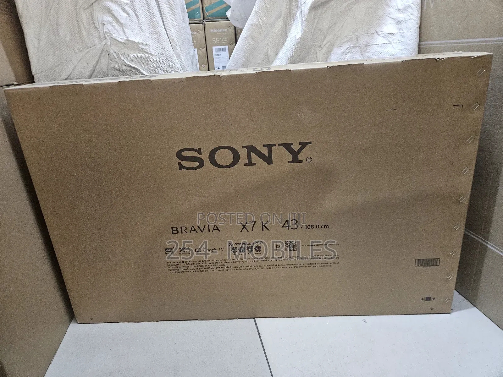 Sony Bravia Kd-43x75k 43 Inch Led Uhd Tv - Sony