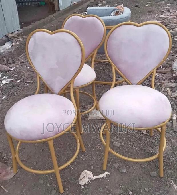 Manicure Love Seats, Baby Pink and Gold