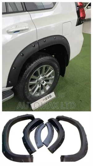 Black Fender Flares for Toyota Land Cruiser Prado, J150,
