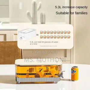 Glass Beverage Dispenser With Clamp Lid